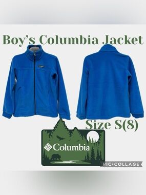 Boys Clothes Columbia Steens Mountain II Fleece Jacket Size S(8)